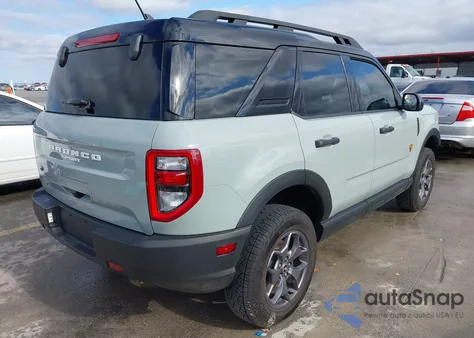 2024 Ford Bronco Sport Badlands z USA, uszkodzony, nr VIN 3FMCR9D90RRF67950